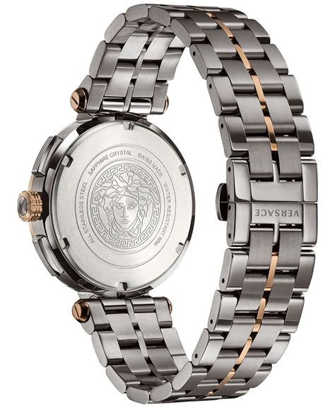 Versace Aion Two Tone Stainless Steel Chronograph Watch on 